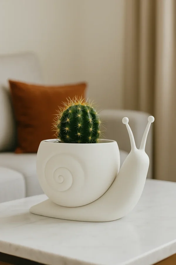 დეკორატიული ქოთანი ლოკოკინას ფორმის