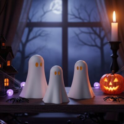 ჰელოუინის დეკორაციების ნაკრები