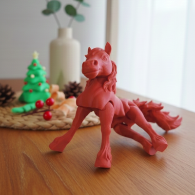 წითელი სათამაშო ცხენი